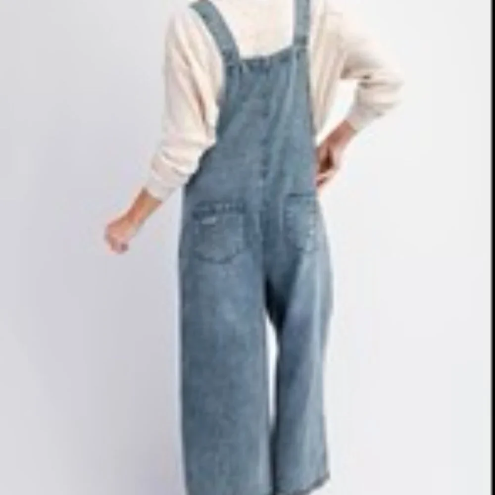 Easel - Denim Jumpsuit - Picture 2 of 5